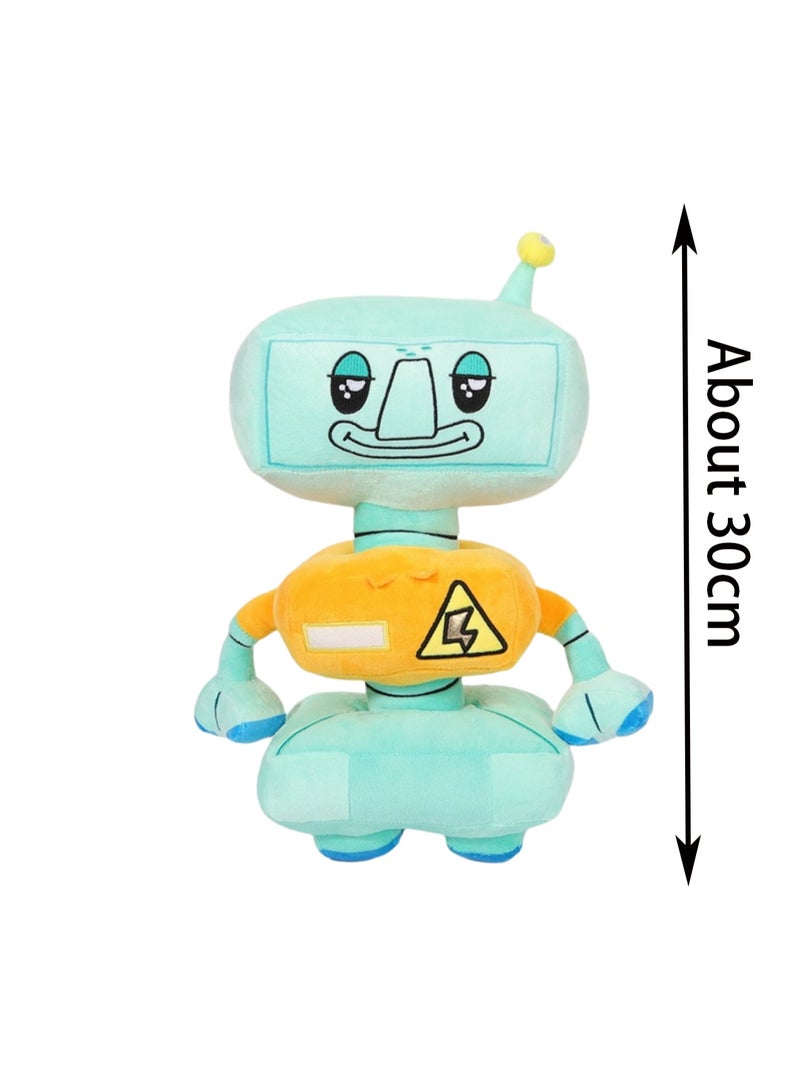 30cm Robot Octopus Plush Toy, Box Little Man Pajamas Little Hero Anime Game Peripheral Plush Doll Boy Girl Birthday Gift - Image 2