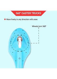 ENDLESS  Wave Board | Caster Board | Ripstick | Skate Board | 2 Wheel Pivoting Red Skateboard for Kids, Teens, and Adults, (96x16x8)  - Image 4