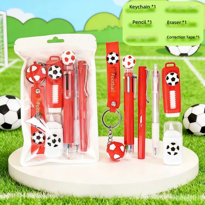 كأس العالم - طقم أدوات مكتبية لكرة القدم الجديد: أدوات تعليمية عملية للطلاب - Image 1