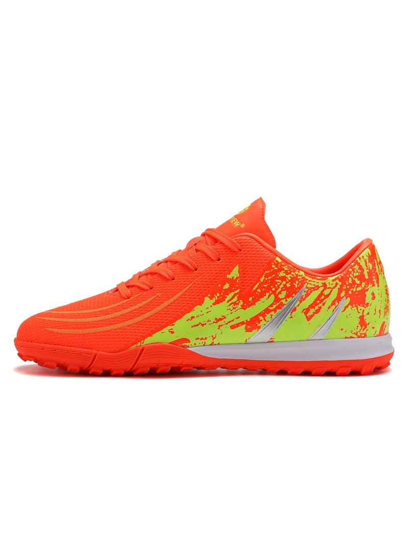 Sky View Men's And Women's Soccer Shoes Cleats Professional IC/IN Low-Top Athletic Turf Football Shoes Outdoor/Indoor Professional Futsal Football Training Sneakers For Unisex  - Image 2