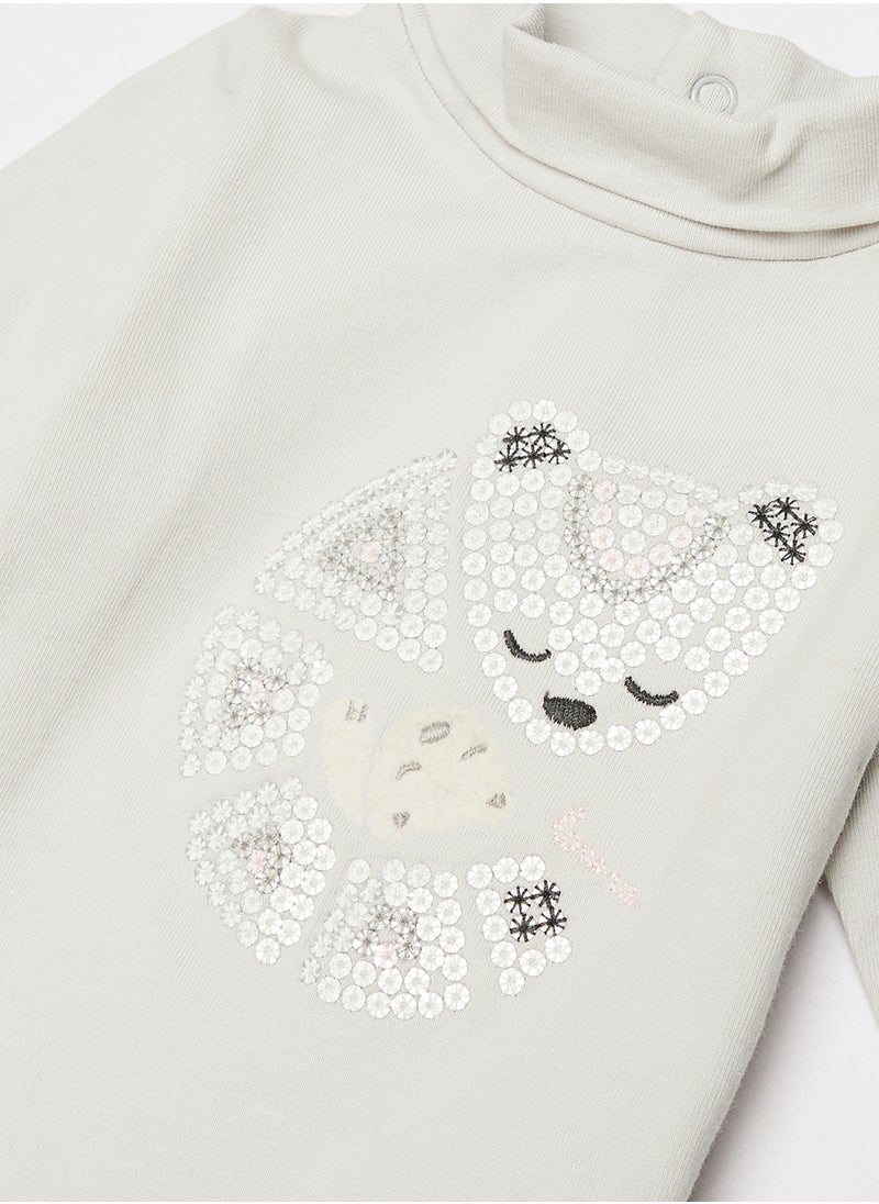 Okaidi - OBaiBi By Okaidi Baby Girls Tshirt - Image 1