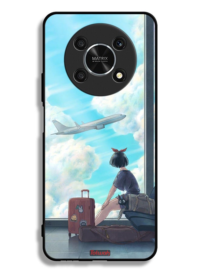 Tolwak Honor X9 5G Protective Case Cover Travel Art - Image 2
