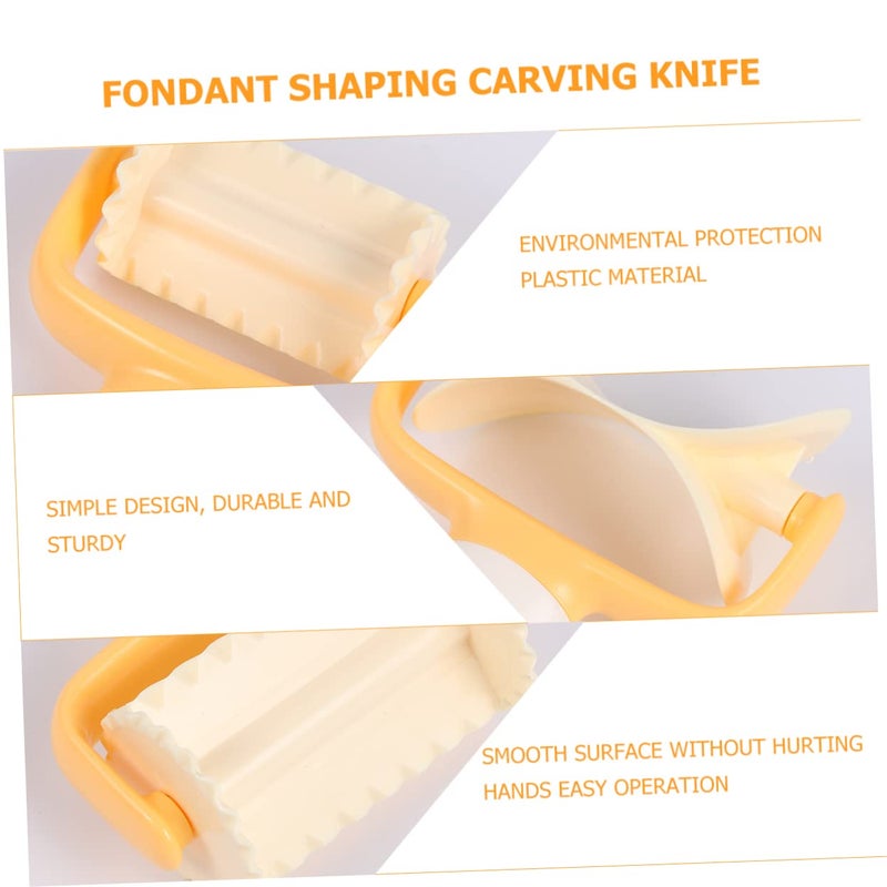 3 Piece Plastic Cookie Mold Set Rolling Biscuit Cutters For Baking Fondant - Image 5