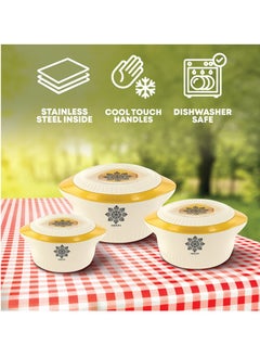 Milton 3 Piece Plastic and Stainless Steel Food Containers  - Image 1