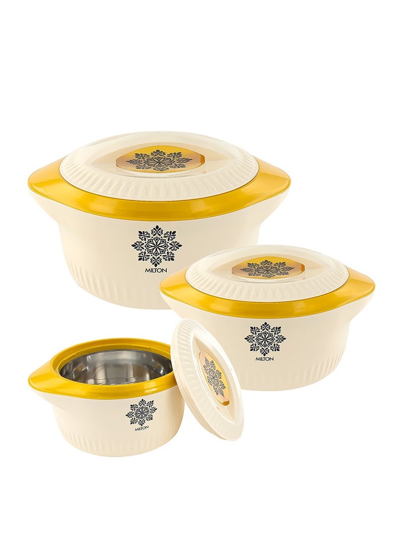 Milton 3 Piece Plastic and Stainless Steel Food Containers - Image 3
