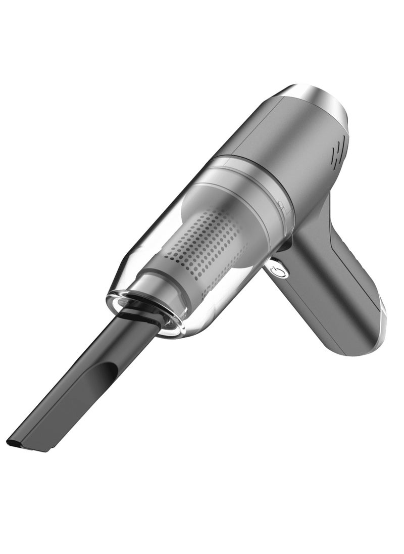Smart Rahah Dual-Mode 12000Pa Powerful Suction, Built-in Blowing Function, Lightweight Car Vacuum, Dual Power System, Grey  - Image 2