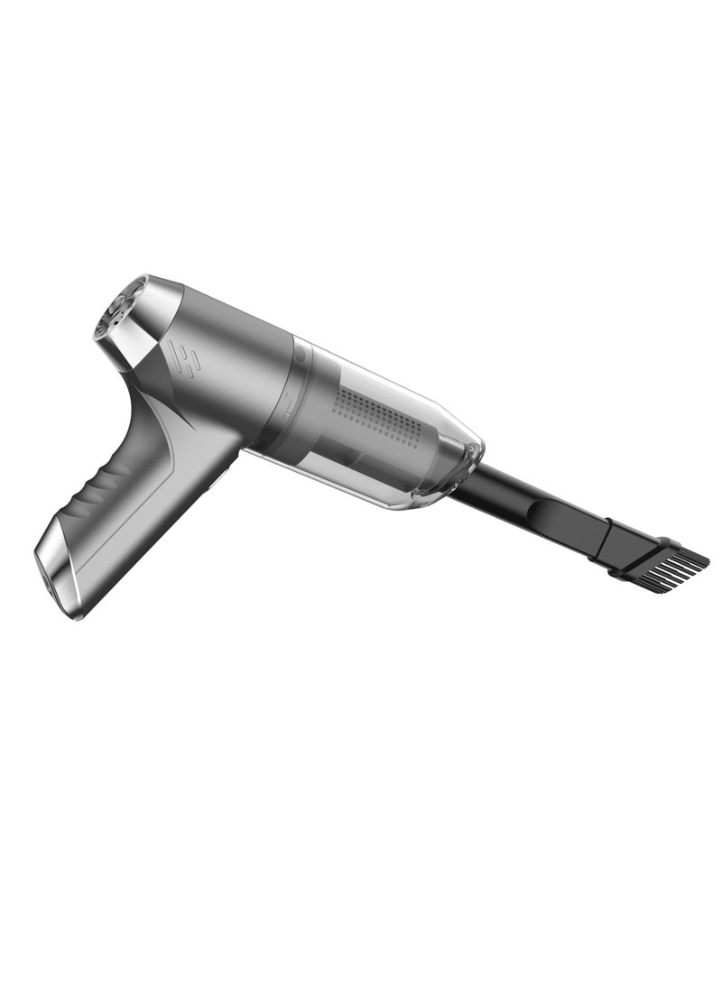 Smart Rahah Dual-Mode 12000Pa Powerful Suction, Built-in Blowing Function, Lightweight Car Vacuum, Dual Power System, Grey  - Image 5