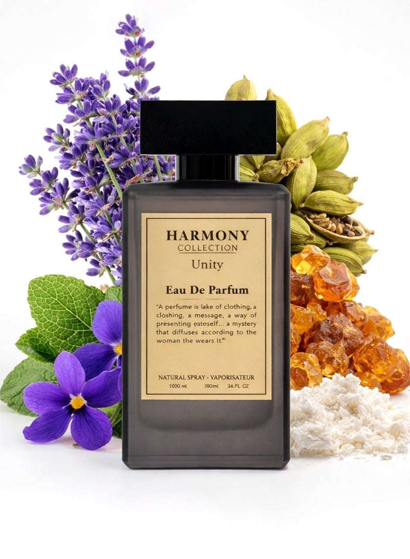 ديفينا عطر هارموني كوليكشن يونيتي أو دو برفيوم للرجال - ١٠٠ مل | عطور رجالية أنيقة برائحة البنفسج والخشب - Image 1