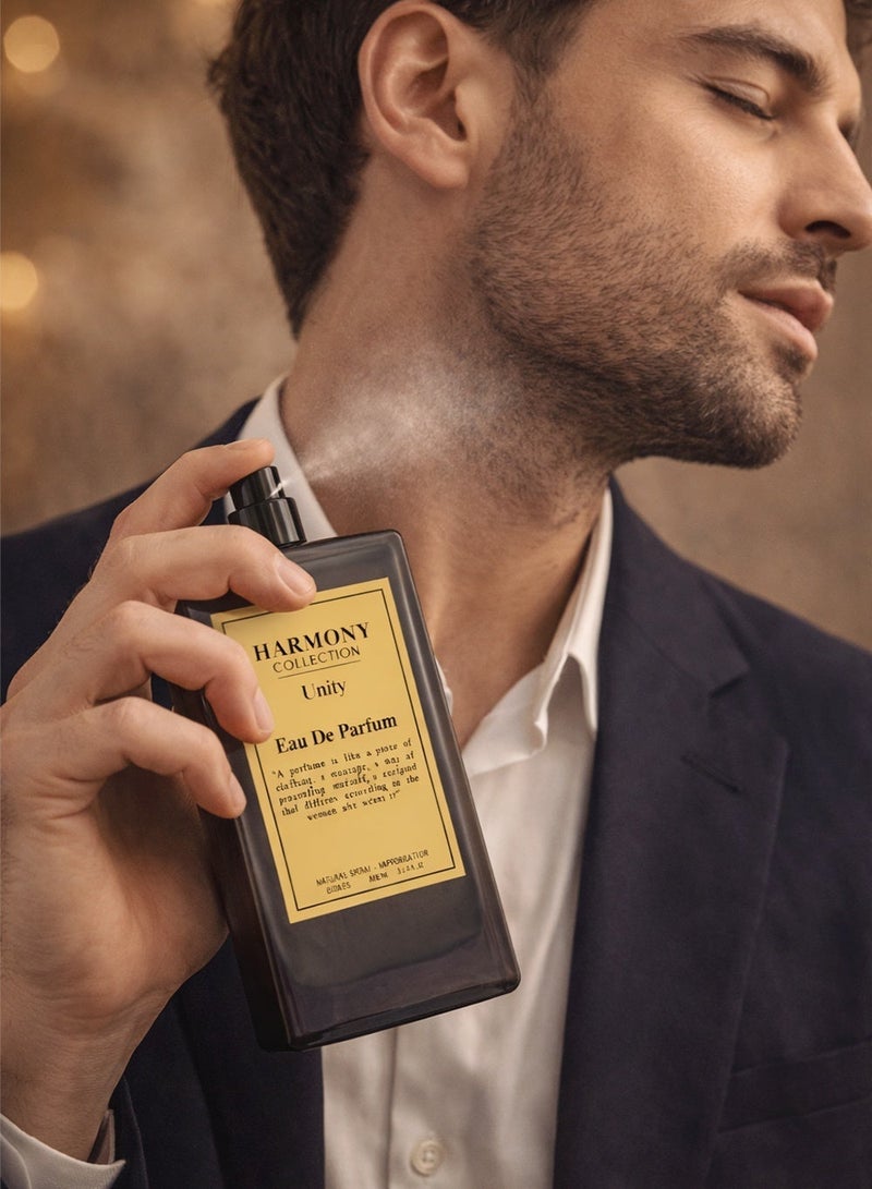ديفينا عطر هارموني كوليكشن يونيتي أو دو برفيوم للرجال - ١٠٠ مل | عطور رجالية أنيقة برائحة البنفسج والخشب - Image 5