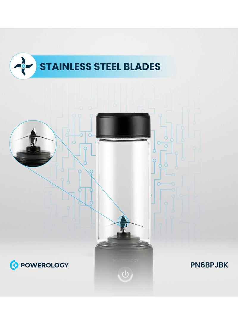 باورولوجي عصارة محمولة جديدة ذات 6 شفرات سعة 450 مل بقوة 126 وات  - Image 4