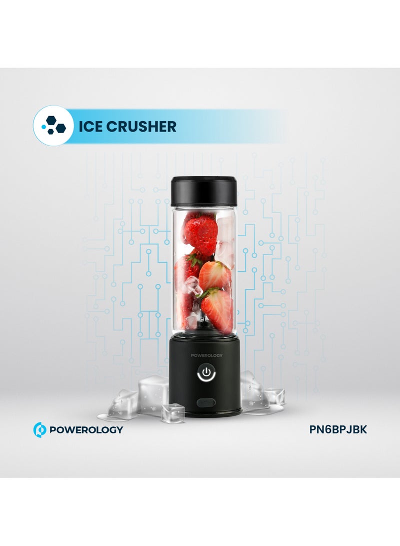 باورولوجي عصارة محمولة جديدة ذات 6 شفرات سعة 450 مل بقوة 126 وات  - Image 3