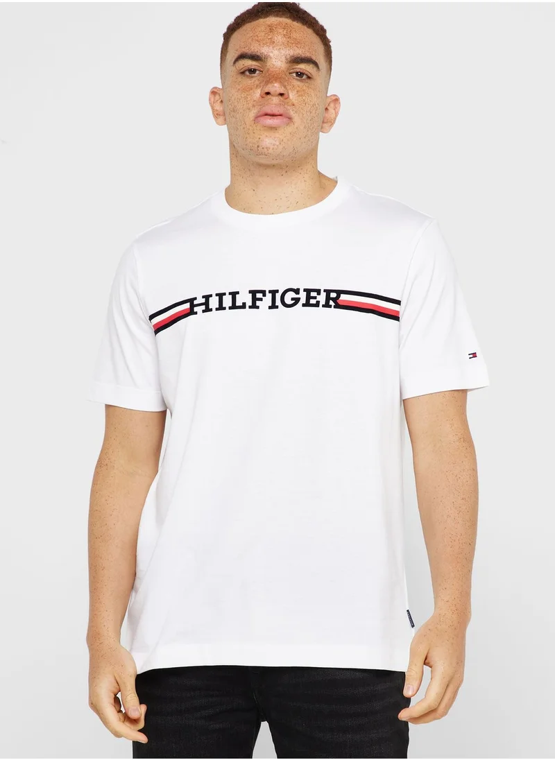 TOMMY HILFIGER Logo Crew Neck T-Shirt