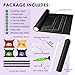 FELIZROCA 2000pcs Puzzle Mat Roll Up Jigsaw Puzzle Mat Roll Up RollUp Save Pad Trays for Sorting Table Board Glue Sheets and Frame Keeper Storage Accessories for Kids and Adults Black 2000pcs - Image 4