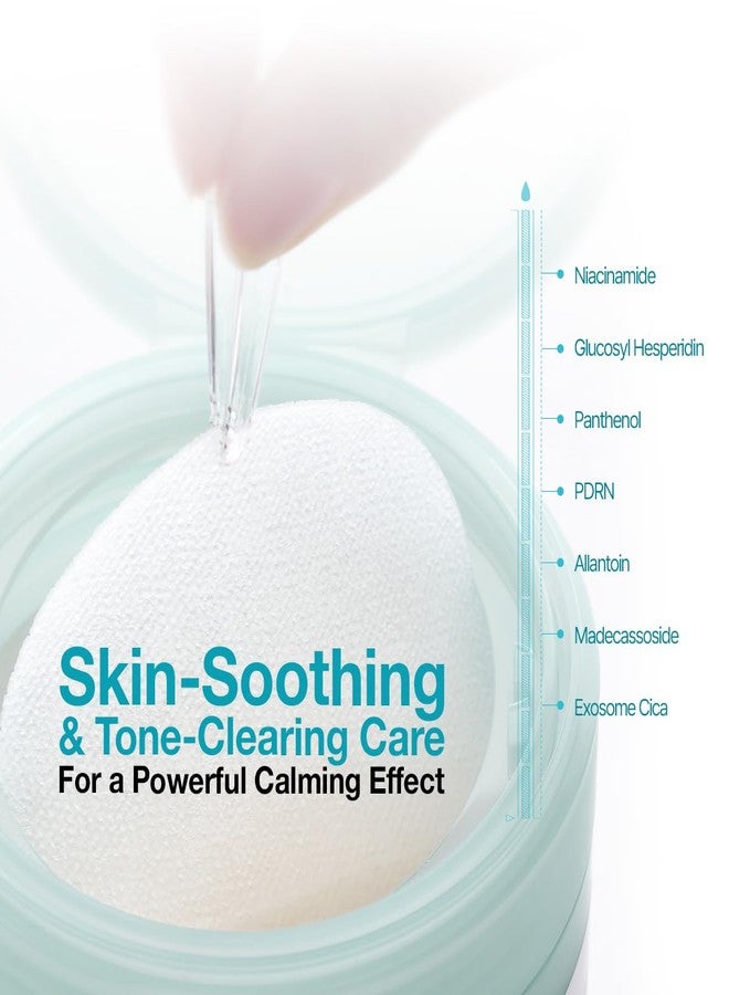 DERMATORY Cica 2X Blemish Soothing Gauze Pad, Calming & Cooling for Redness Relief, PDRN for Skin Tone and Dark Spot Care, Hydrating Toner Pads for Face, for Sensitive Skin, Korean Skin Care, 70 Sheet - Image 4