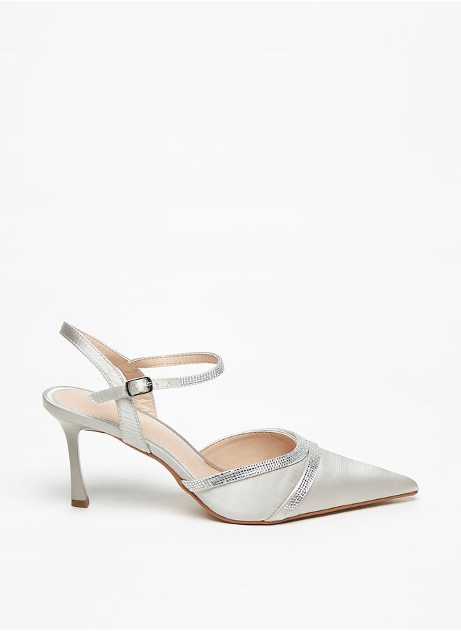Celeste Womens Slingback Pumps with Stiletto Heels  Ramadan Collection  - Image 3