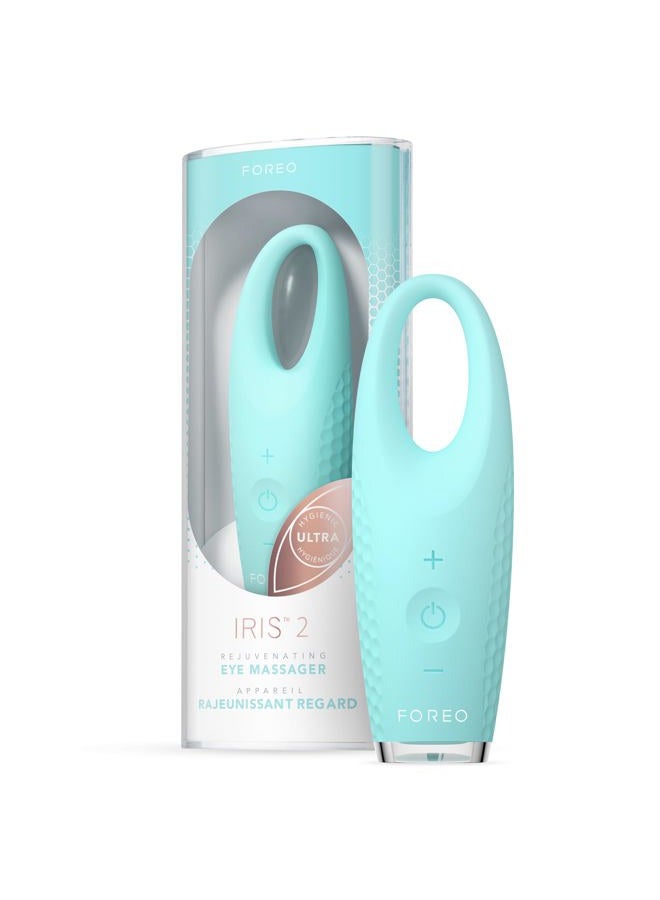 Generic IRIS 2 Lymphatic Drainage Eye Massager | Dark Eye Circle Remover & Eye Bags Remover | Enhanced Under Eye Cream Absorption | Anti Wrinkle Eye Puffiness Reducer | 2-year Warranty | Mint  - Image 1