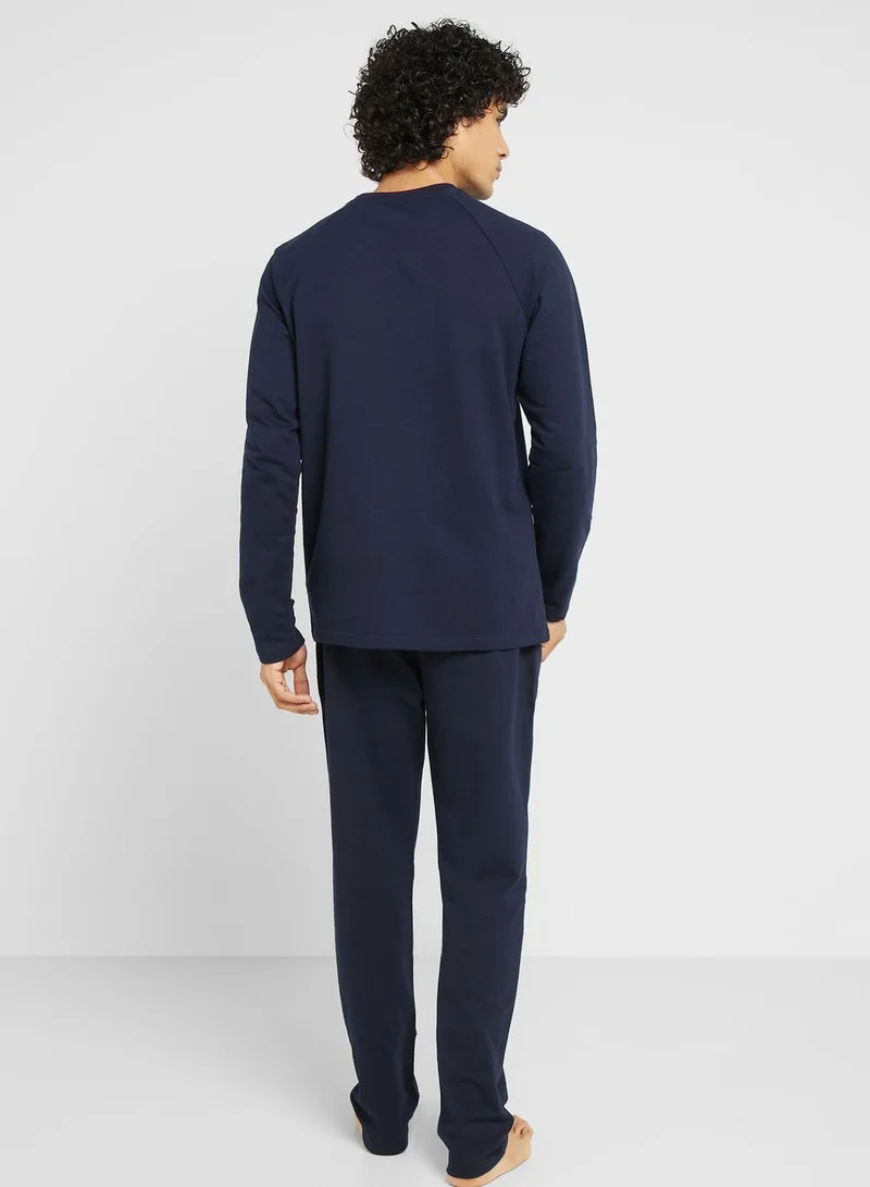U.S. Polo Assn. Crew Neck T-Shirt Pyjama Set