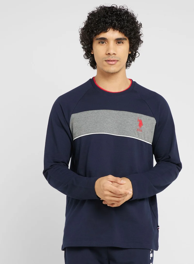 U.S. Polo Assn. Crew Neck T-Shirt Pyjama Set