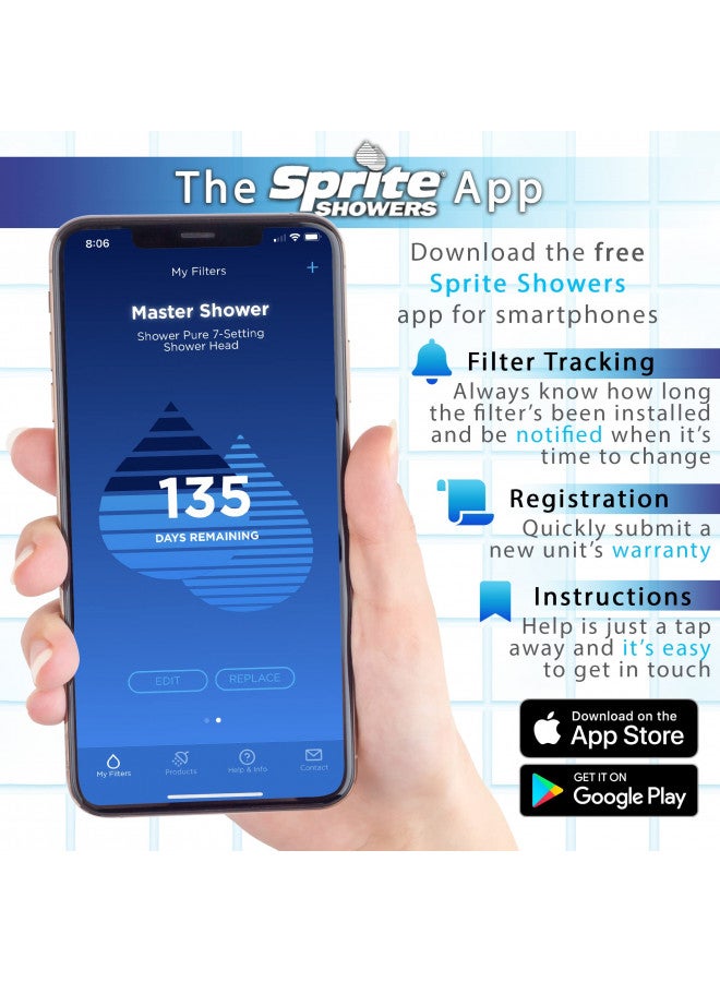 Sprite HF-CM Shower Hose Filter, Chrome - Image 2