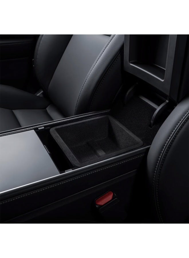 أتش بي أس 2 × درج الكونسول الوسطي لتسلا موديل 3 وموديل Y – صندوق تخزين مخفي | إكسسوار داخلي للموديلات من 2021 إلى 2024 - Image 3