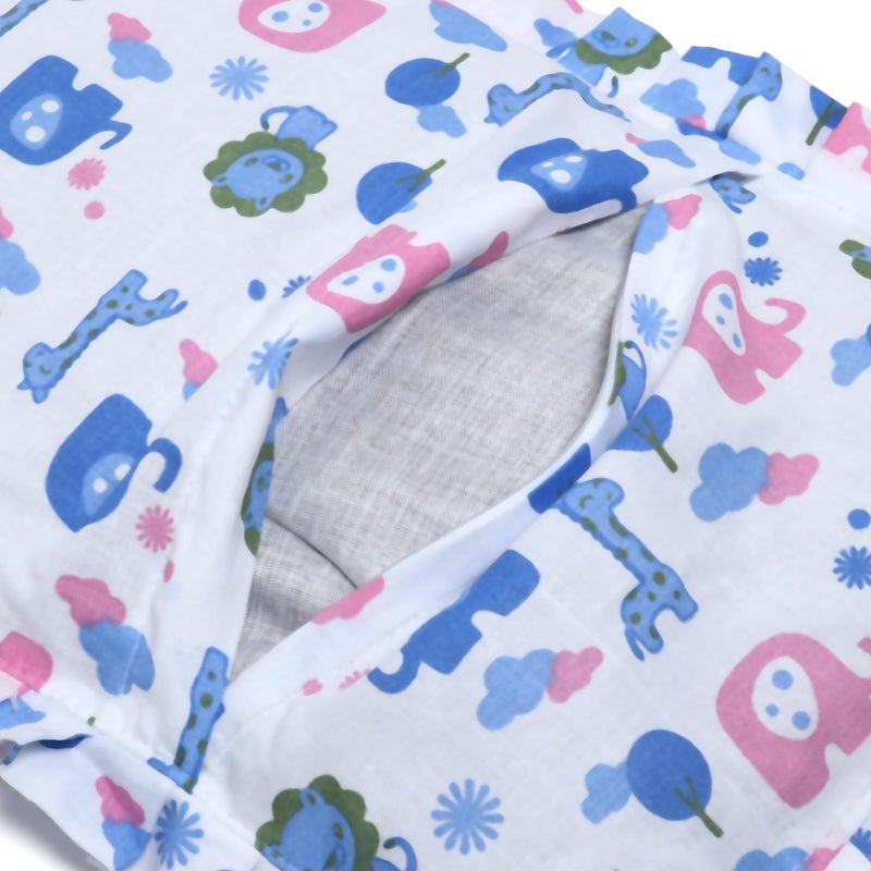 NME COLLECTION Baby Pillow for Newborns with Mustard Seed Filling | Rai Head Shaper Pillow for Infants | Neck Support Pillow 0-12 Months |Sleep Essentials for Your Little One (NME_Lion) - Image 5