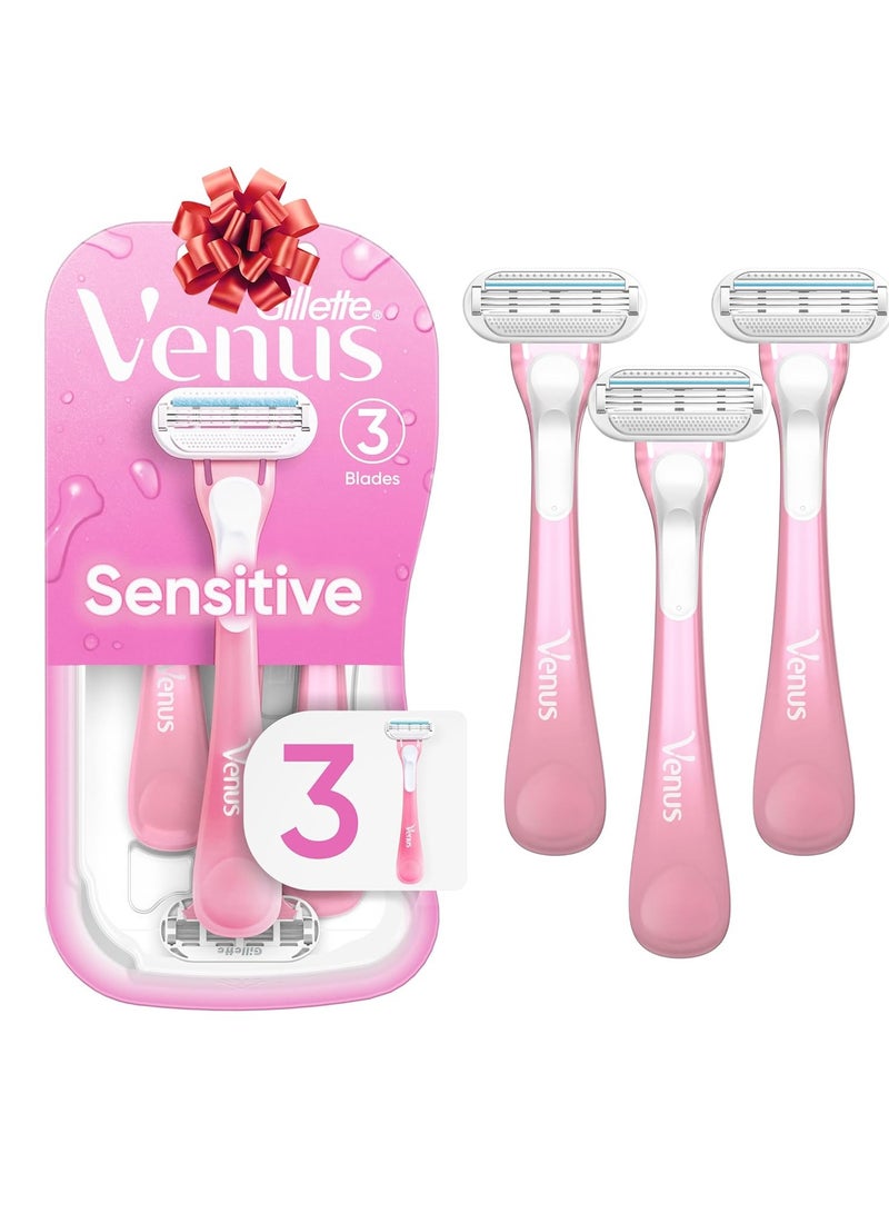 Gillette شفرات حلاقة جيليت فينوس الحساسة للنساء - عبوة واحدة تحتوي على 3 شفرات - Image 1