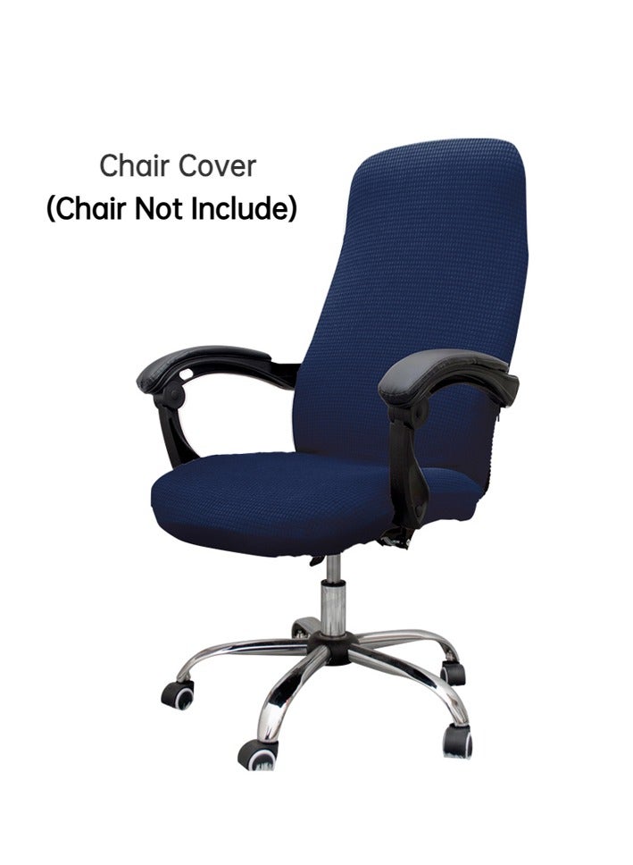 Office Chair Cover Stretch Jacquard Office Computer Chair Seat Covers Removable Washable Anti-dust Waterproof Desk Chair Seat Cushion Protectors For Office Computer Chairs(Not Chair Include) - Image 1