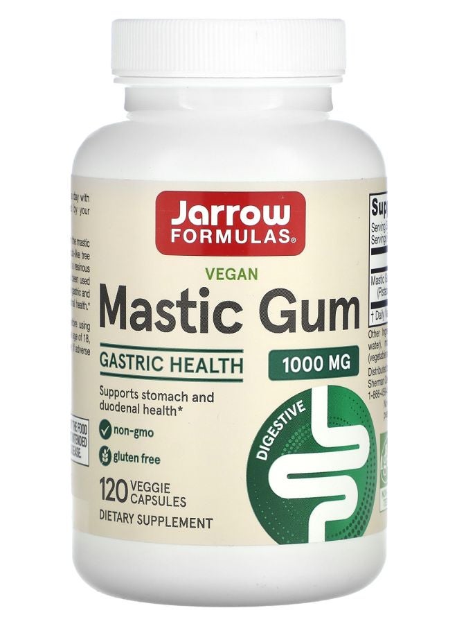 jarrow formulas Vegan Mastic Gum 1000 mg 120 Veggie Capsules