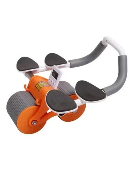 New dual axle Automatic Rebound Abdominal Roller Tool with Elbow Support and Digital Meter Core Strength Training