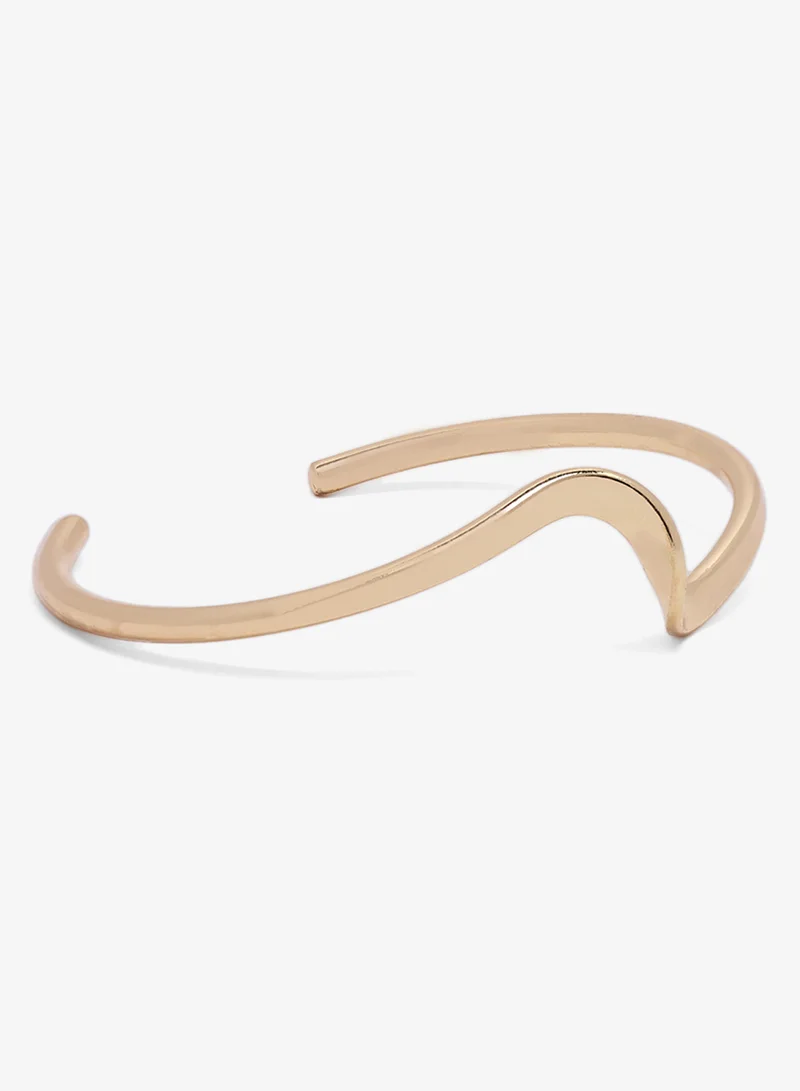 ELLA 2PK Asymmetical Gold Bangles