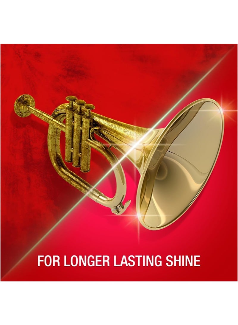 Brasso 200ml Metal Polish，Copper and Brass Polish，Copper Cleaner and Brass Cleaner，Long-Lasting Shine，Metal Polish for Tin，Chrome and More，Metal Polish - Image 4