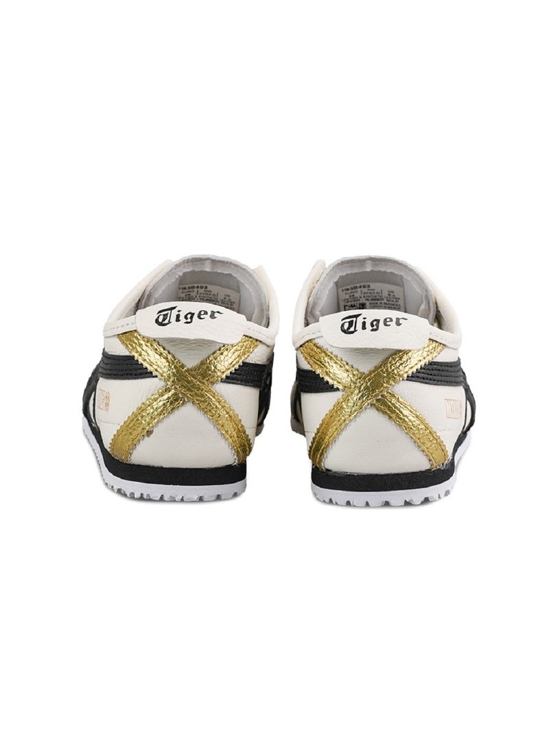 Onitsuka Tiger - Mexico 66 Colorblock Sneakers White/Black/Gold - Image 1