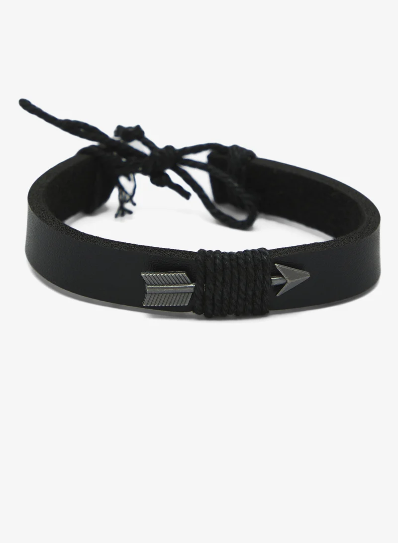 Seventy Five  Multi-Layer Beaded and Leather Bracelet for Men | Best Price UAE