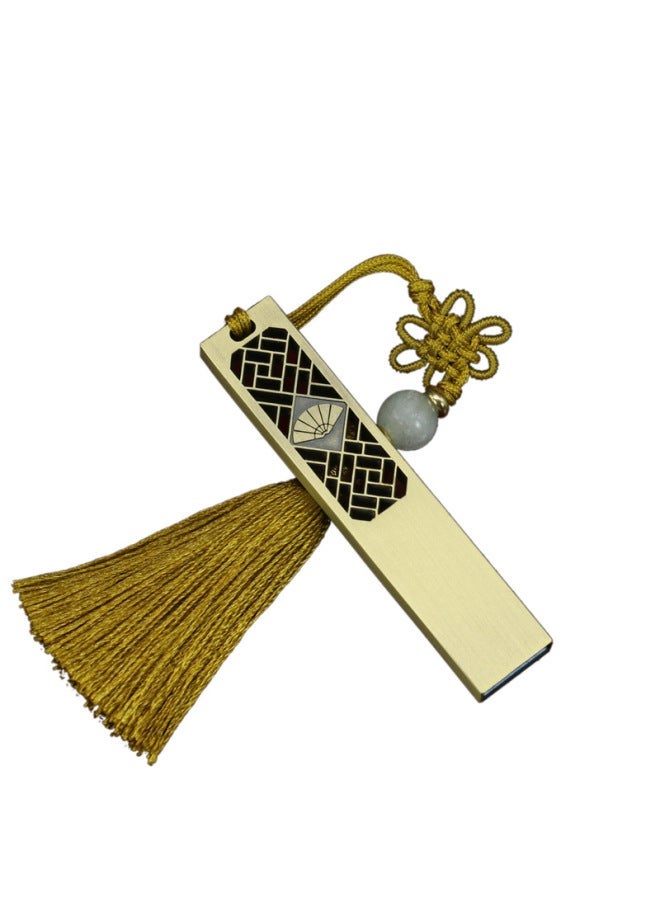 USB Flash Disk 16g Tiger Year Creative Metal 3.0 Chinese Style Gift 32g Car Music 64g-Color:Banana Fan-Capacity:USB3.0 64GB  - Image 1