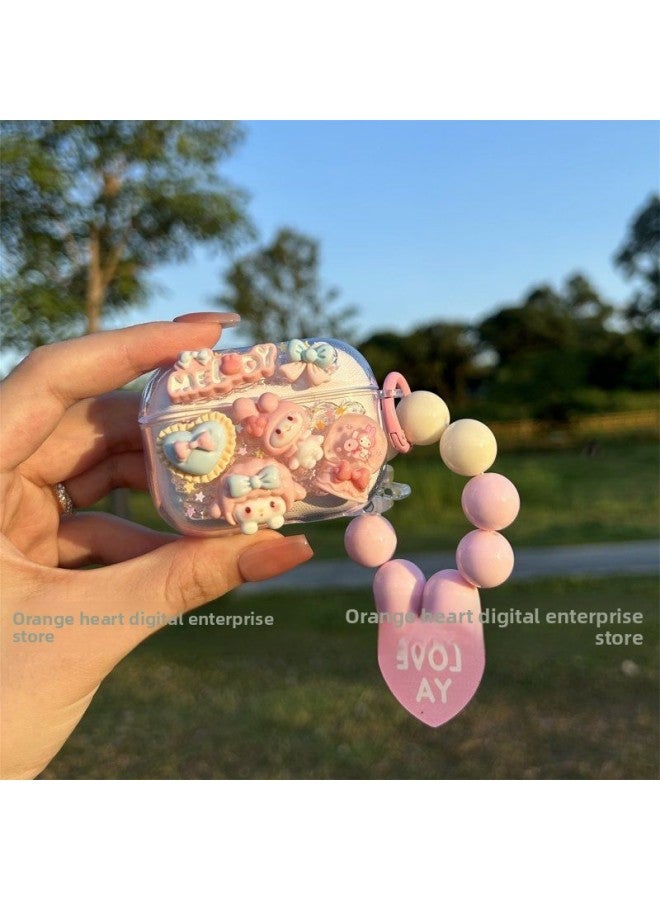 Cartoon Cute Star Card Suitable For Sound Wide P30i Anti-fall Protection Soft Shell Cream Gel K20i Transparent Headphone Cover 