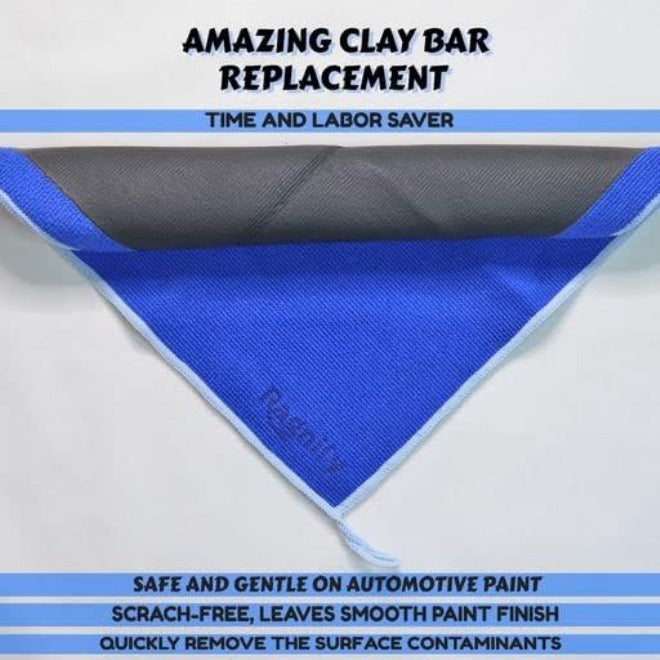 Ragnify Clay Towel Auto Detailing Scratch Free and Paint Safe fine Grade Clay Bar Cloth for Car Detailing, Polishing and Removing Paint Contaminants(Regular Pack of 1) - Image 5