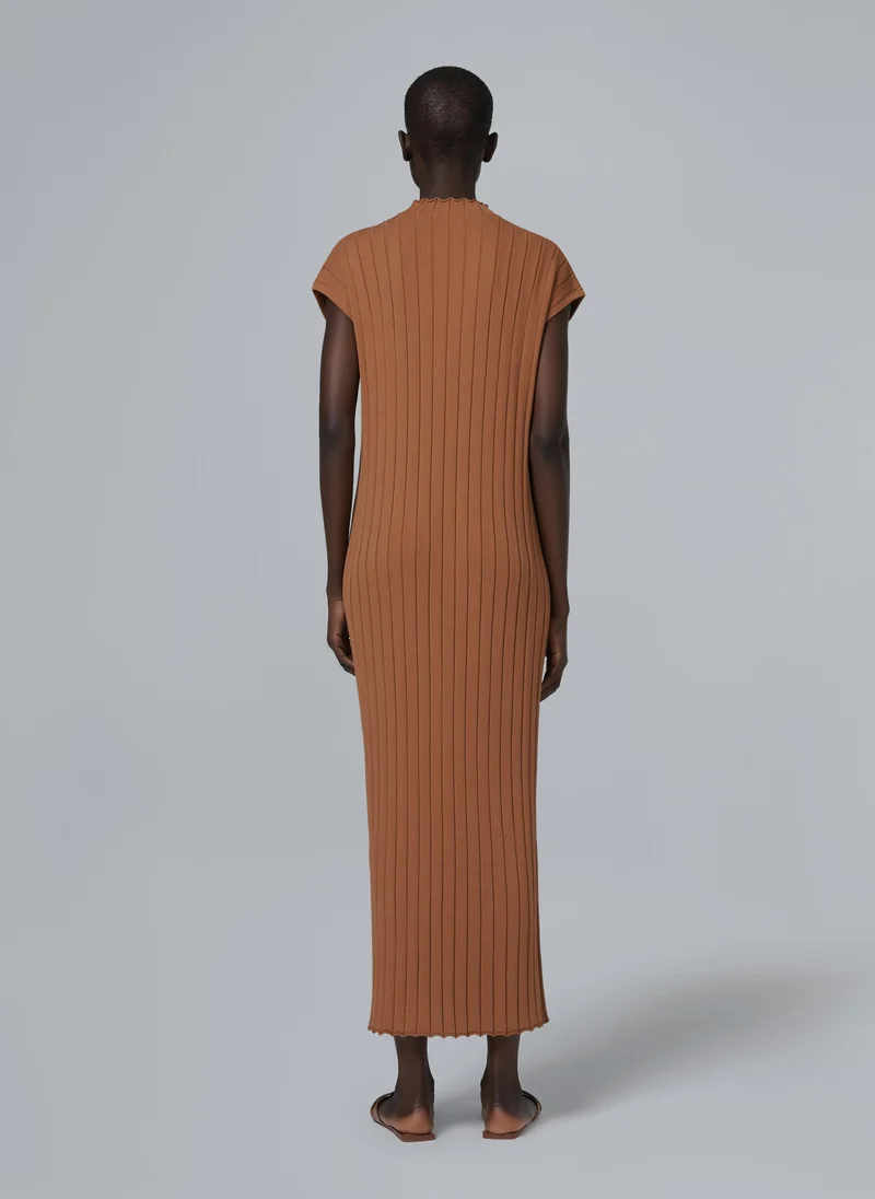 leem Shoulder Cut-Out Knitted Kaftan