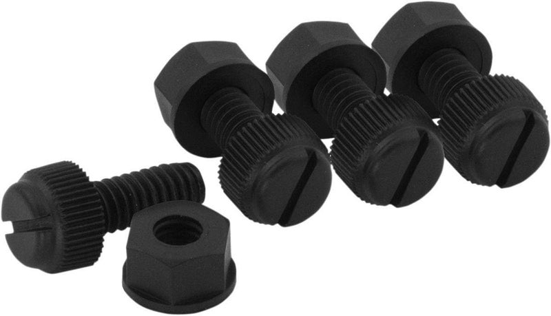 Nylon License Plate Fasteners, 4 Pack