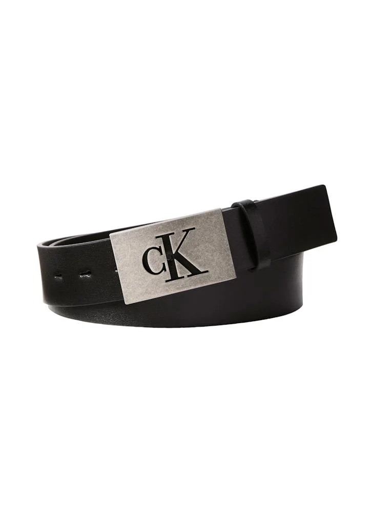 CALVIN KLEIN Logo Hole Allocated Belt