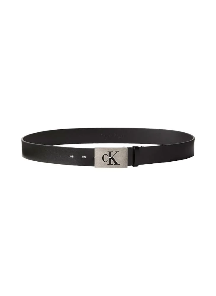 CALVIN KLEIN Logo Hole Allocated Belt