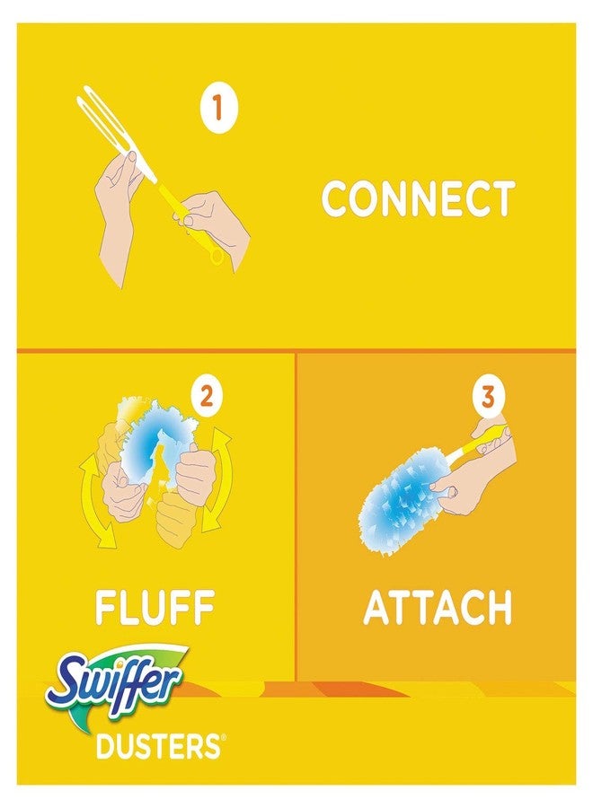 Swiffer 21459CT Refill Dusters, Dust Lock Fiber, Light Blue, Unscented, 10/Box, 4 Box/Carton - Image 5