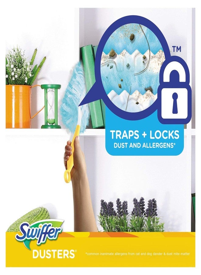 Swiffer 21459CT Refill Dusters, Dust Lock Fiber, Light Blue, Unscented, 10/Box, 4 Box/Carton - Image 2
