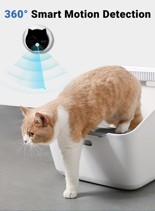 Generic Cat Litter Deodoriser, Air Purifier Deodorant, USB Charging Smart Pet Odor Eliminator, Cat Litter Box Air Cleaner, Pet Litter Box Odor Deodorising Eliminator (5200 mAh)  - Image 3