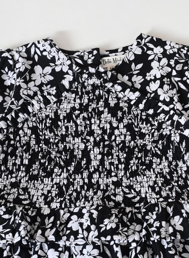 بيلا مودا فستان سموك بنقشة الزهور - Image 4