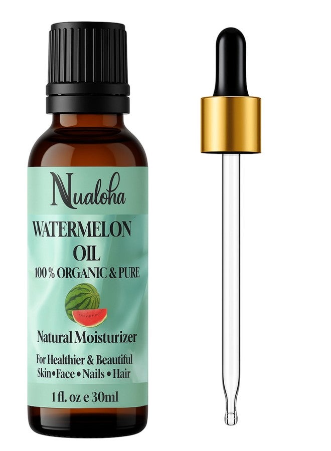 Nualoha Organic Watermelon Seed Oil - 100% Organic, Pure, Natural and Cold Pressed - Anti-Aging Moisturizer For Face, Glowing Skin, Hair care and Nails - 30 ML - Image 2