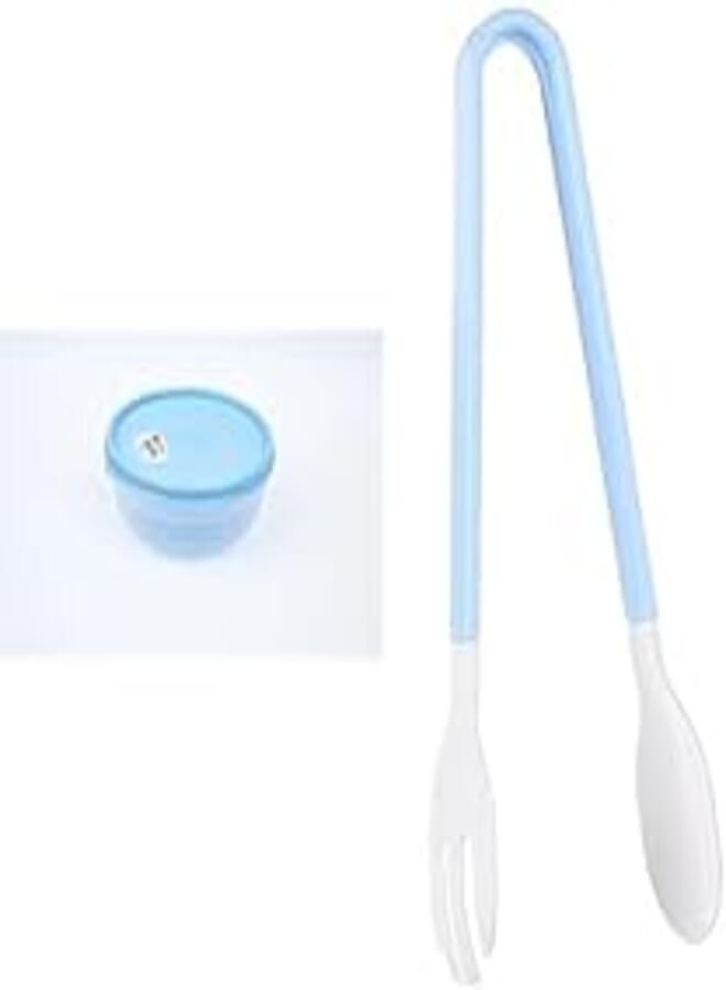 HeroPlast Round fridge container (Medium) + HeroPlast salad spoon