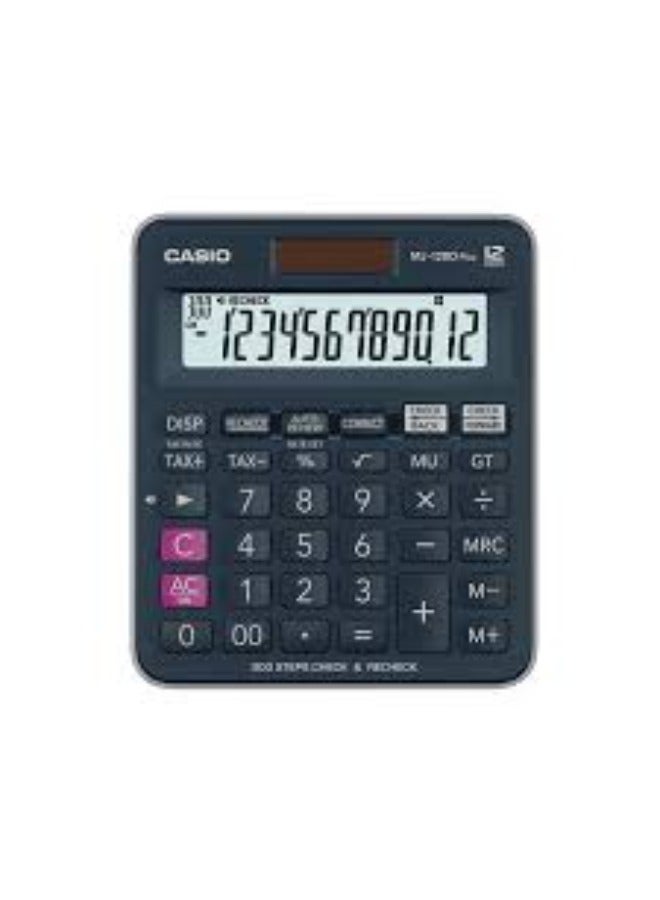 Casio mj-120dplus, digital practical calculator, black Black