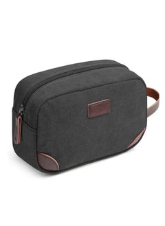 PRIMO PLUS Travel Toiletry Bag, Men's Travel Organizer Kit, Shaving Dopp Kit Bathroom Bag, Canvas Toiletry Organizer Bag, Canvas Cosmetic Organizer for Makeup, Shampoo, with Handle  - Image 4