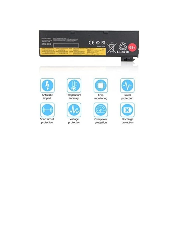 استبدال البطارية لجهاز الكمبيوتر المحمول X240 C250 C260 C270 T460 L450، بطارية الكمبيوتر المحمول 68+/6C بطارية الكمبيوتر المحمول، السعة المقدرة بطارية ليثيوم 3930 مللي أمبير في الساعة، حماية متعددة للسلامة - Image 3