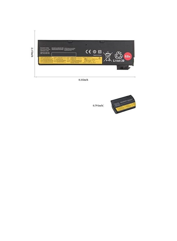 استبدال البطارية لجهاز الكمبيوتر المحمول X240 C250 C260 C270 T460 L450، بطارية الكمبيوتر المحمول 68+/6C بطارية الكمبيوتر المحمول، السعة المقدرة بطارية ليثيوم 3930 مللي أمبير في الساعة، حماية متعددة للسلامة - Image 4